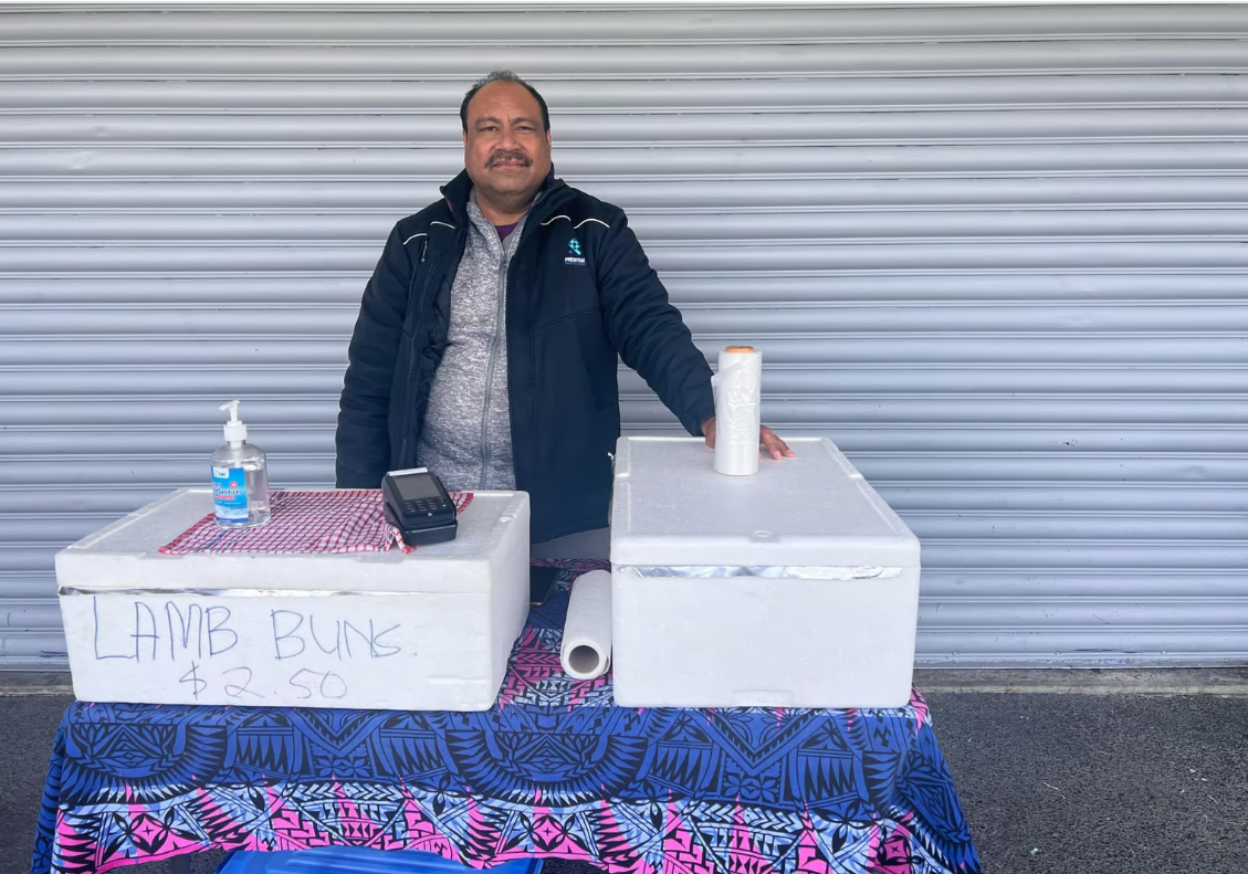 Street vendor Simona Lautasi.