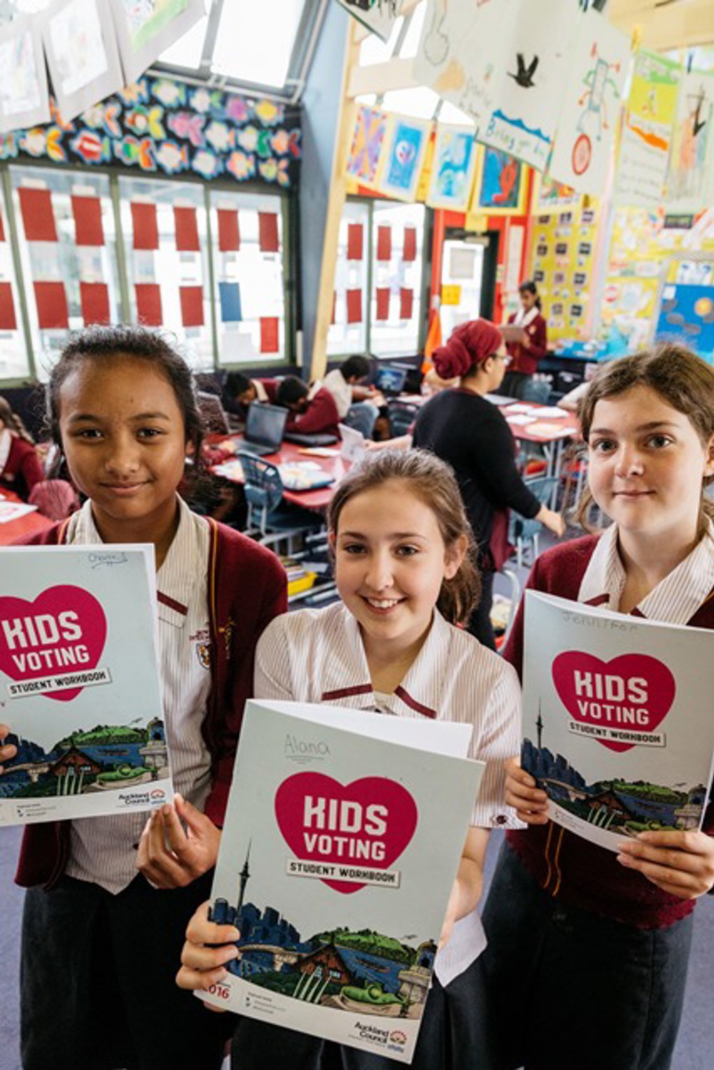 Kids voting closes