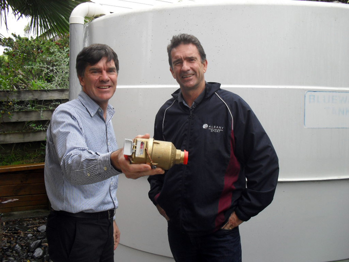 Water tanks help during wet weather