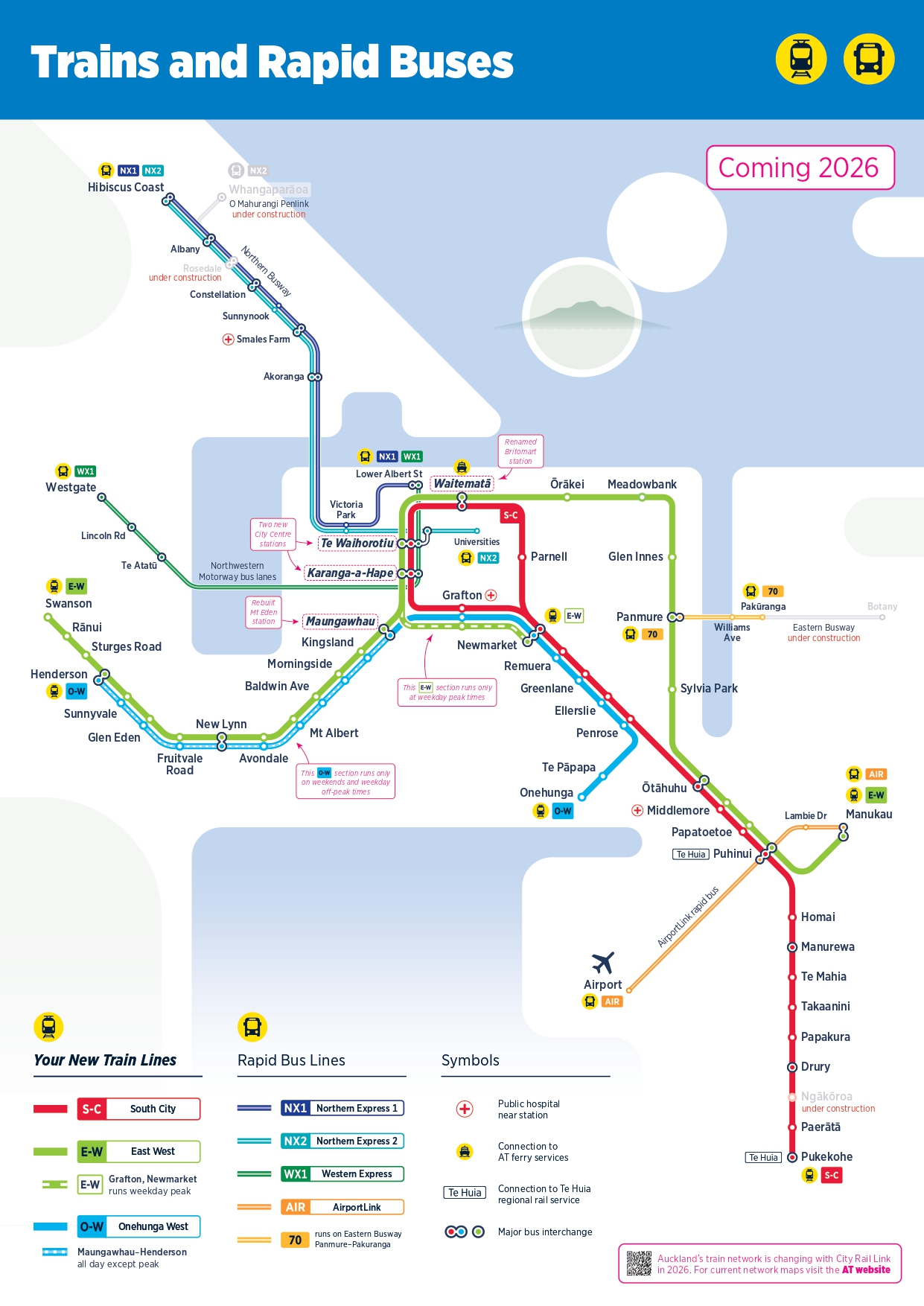 AT transit map - once CRL operational. 