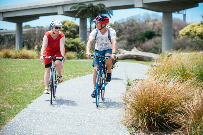 Work continues on Glen Eden Pop-Up Cycleway