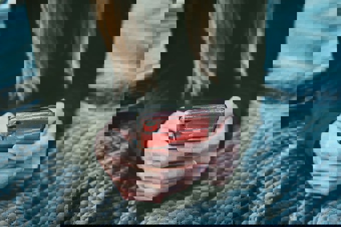 Mobile Phone Youth Stock Image