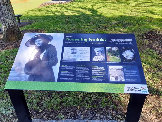 Signs offer local history lesson at Melville Park