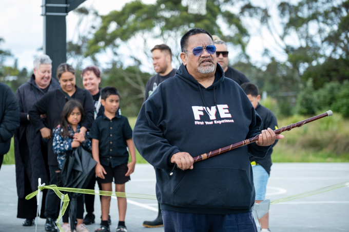Whau community courts powhiri