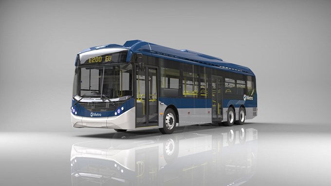 Two 'extra-large' electric buses en route to Auckland