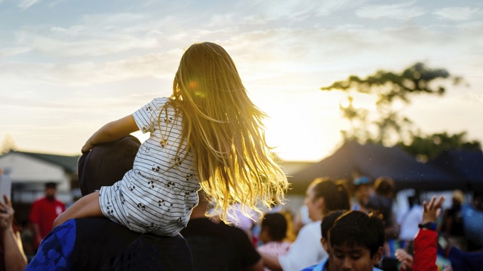 Music and Movies in Parks affected by red traffic light 1