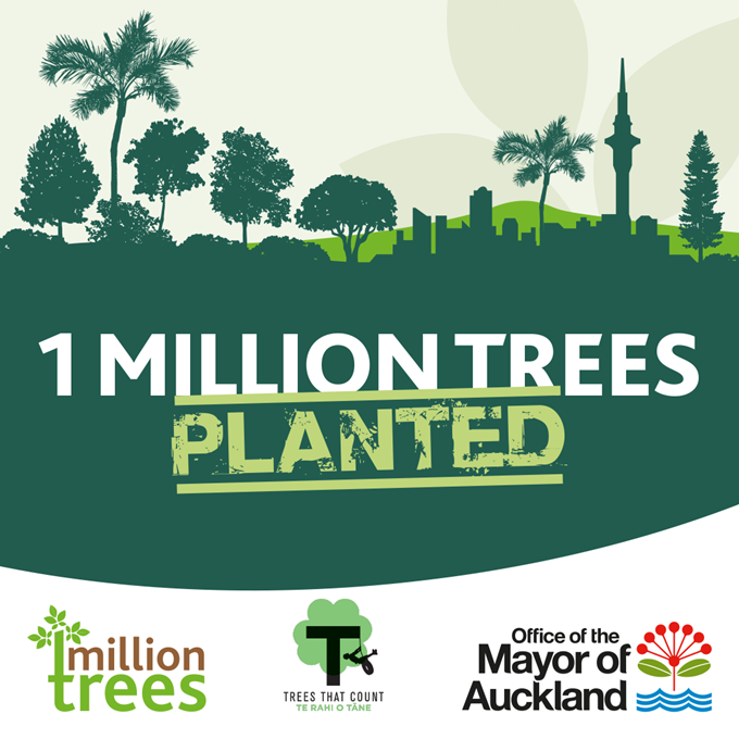 Mayor Goff hits million tree mark