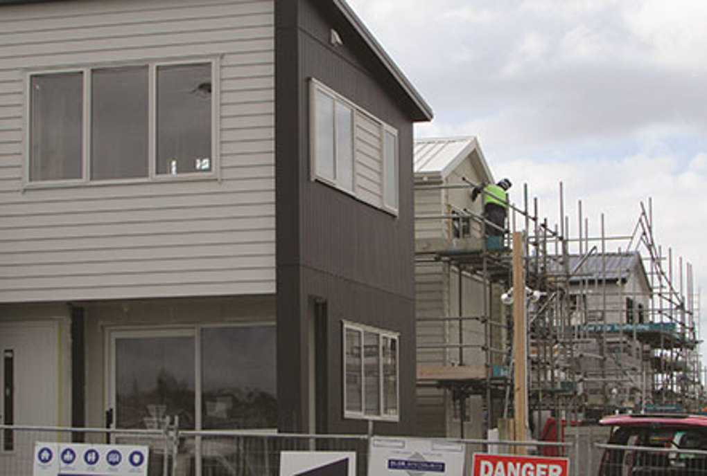 Housing area takes shape