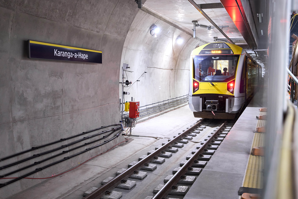 City Rail Link Karanga A Hape Station