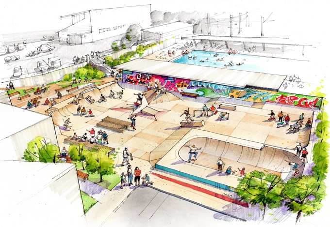 Work kicks off on Birkenhead skate park