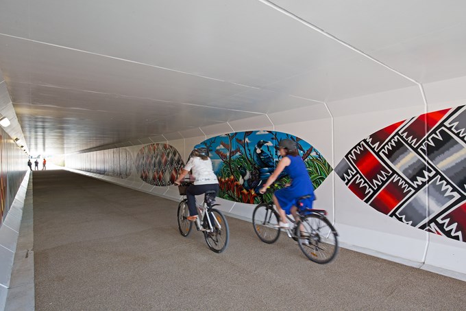 Cycleway murals celebrate natural heritage3