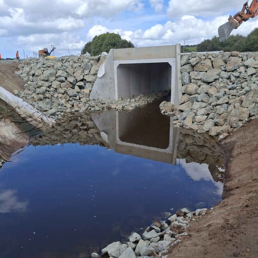 New Culvert Installed At Te Arai
