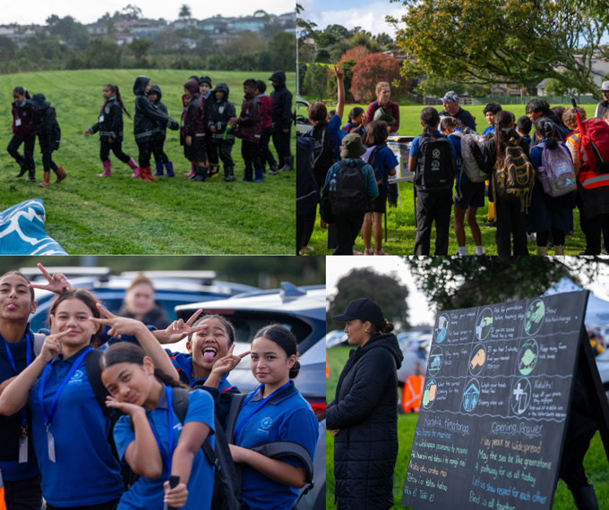 School kids at the event