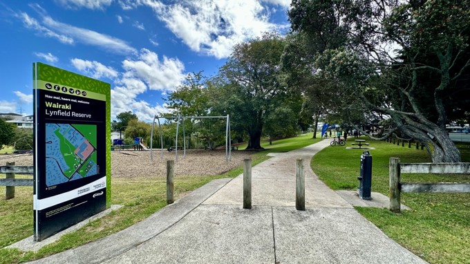 New Signage For Wairaki Lynfield Reserve Entrance