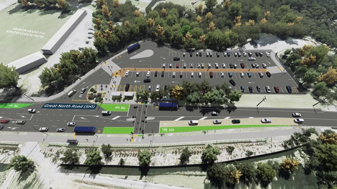 New Warkworth Community Transport Hub underway