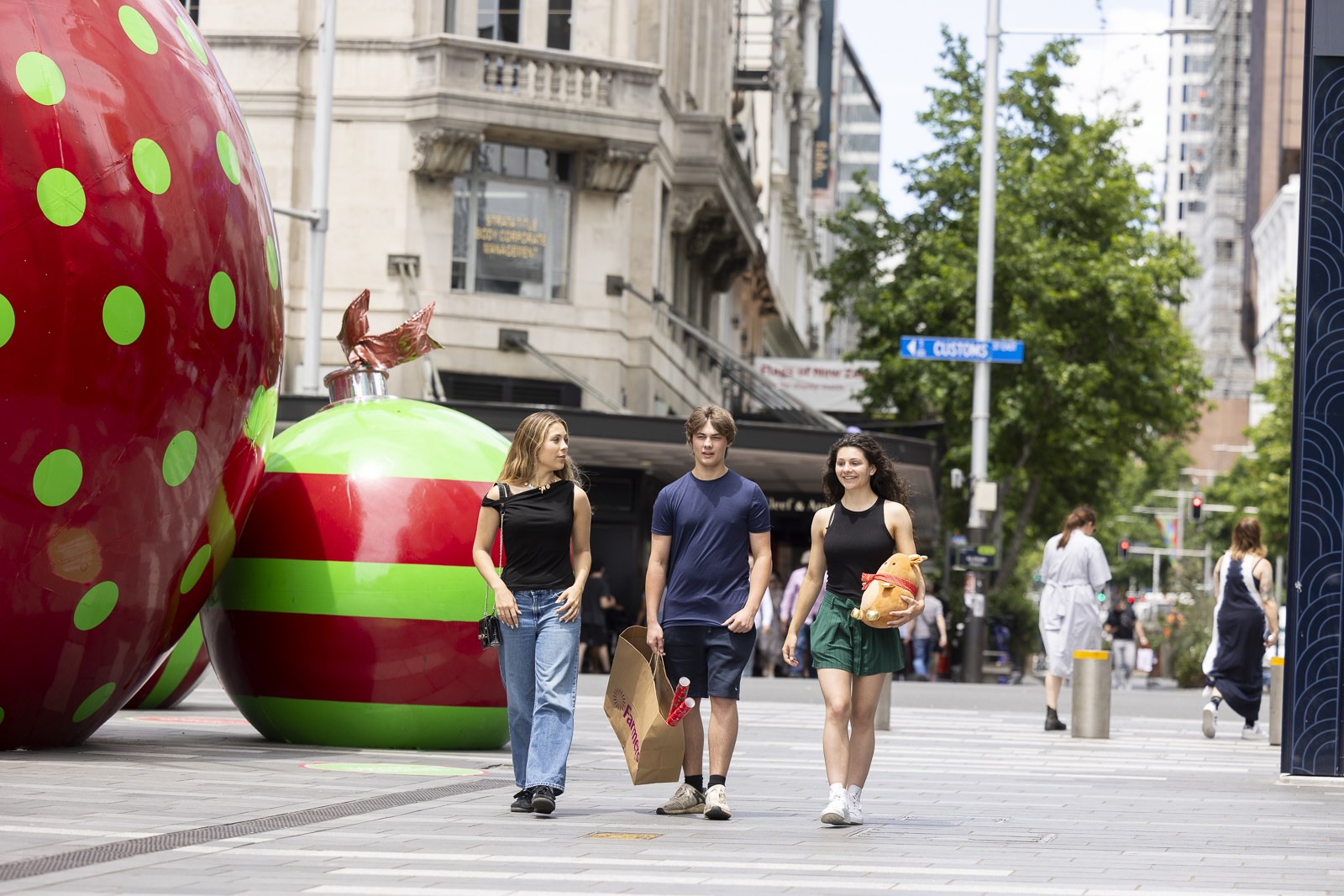 Giant baubles will return to Te Komititanga.