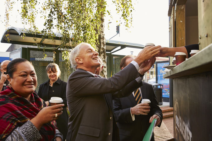 Mayor Goff pays a visit to Old Papatoetoe (1)