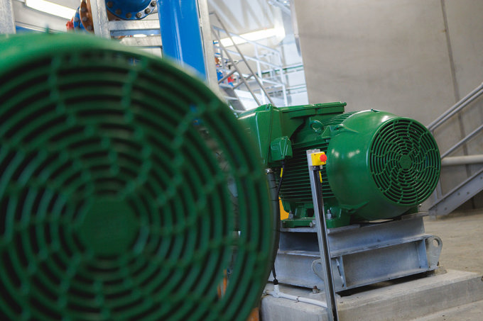 The newly completed reservoir pump station in Albany 9