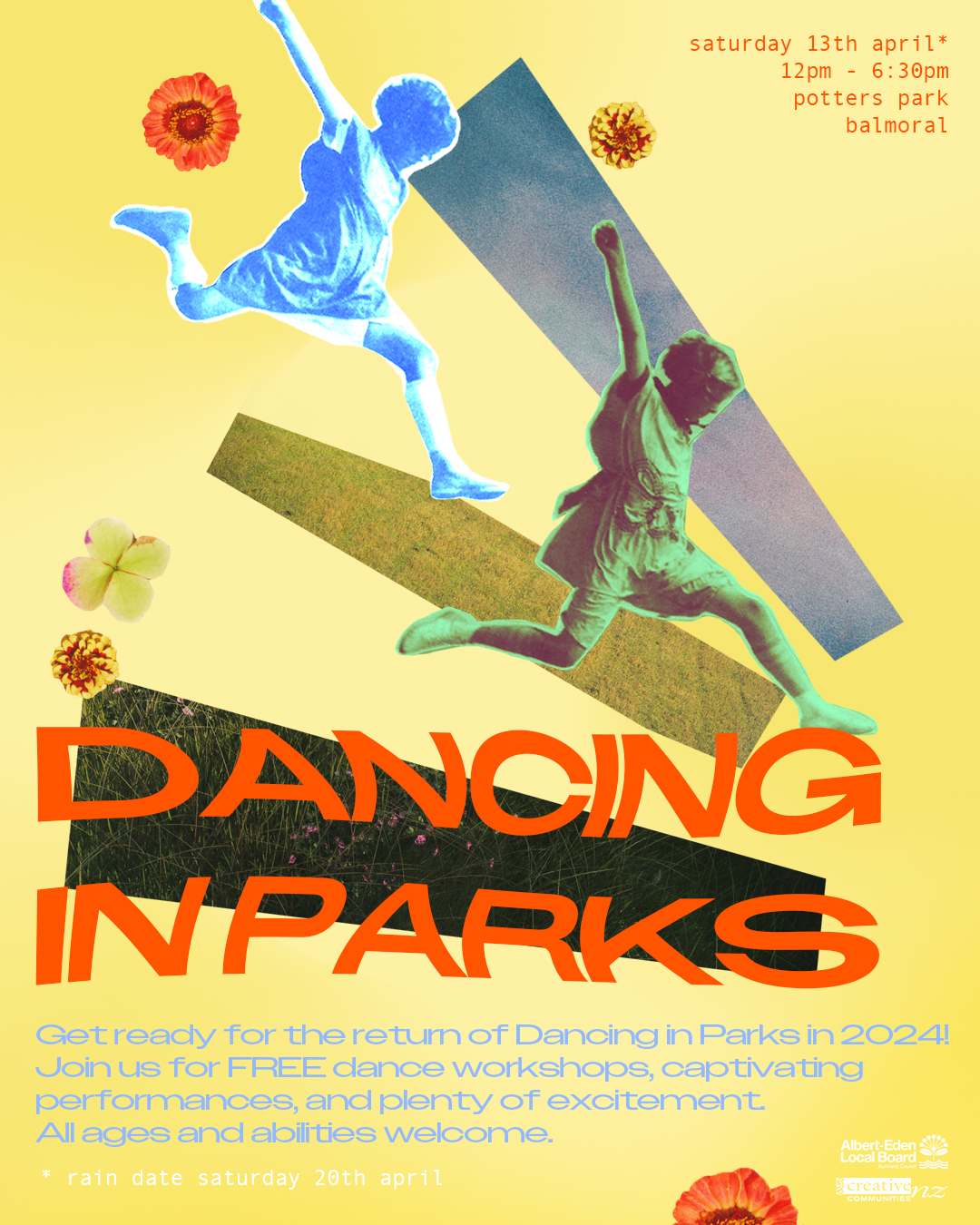 Dancing in Parks 2024 poster