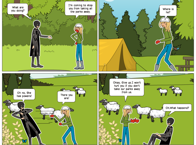 Not your average superhero (4) comic 3