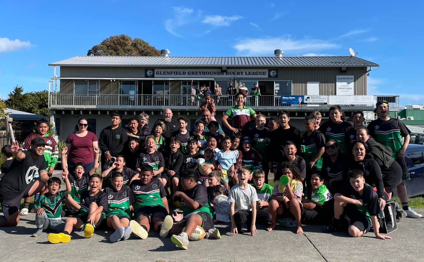 The Glenfield Rugby League Club in Sunnynook Park, home of the Glenfield Greyhounds, was granted funding for new heatpumps.