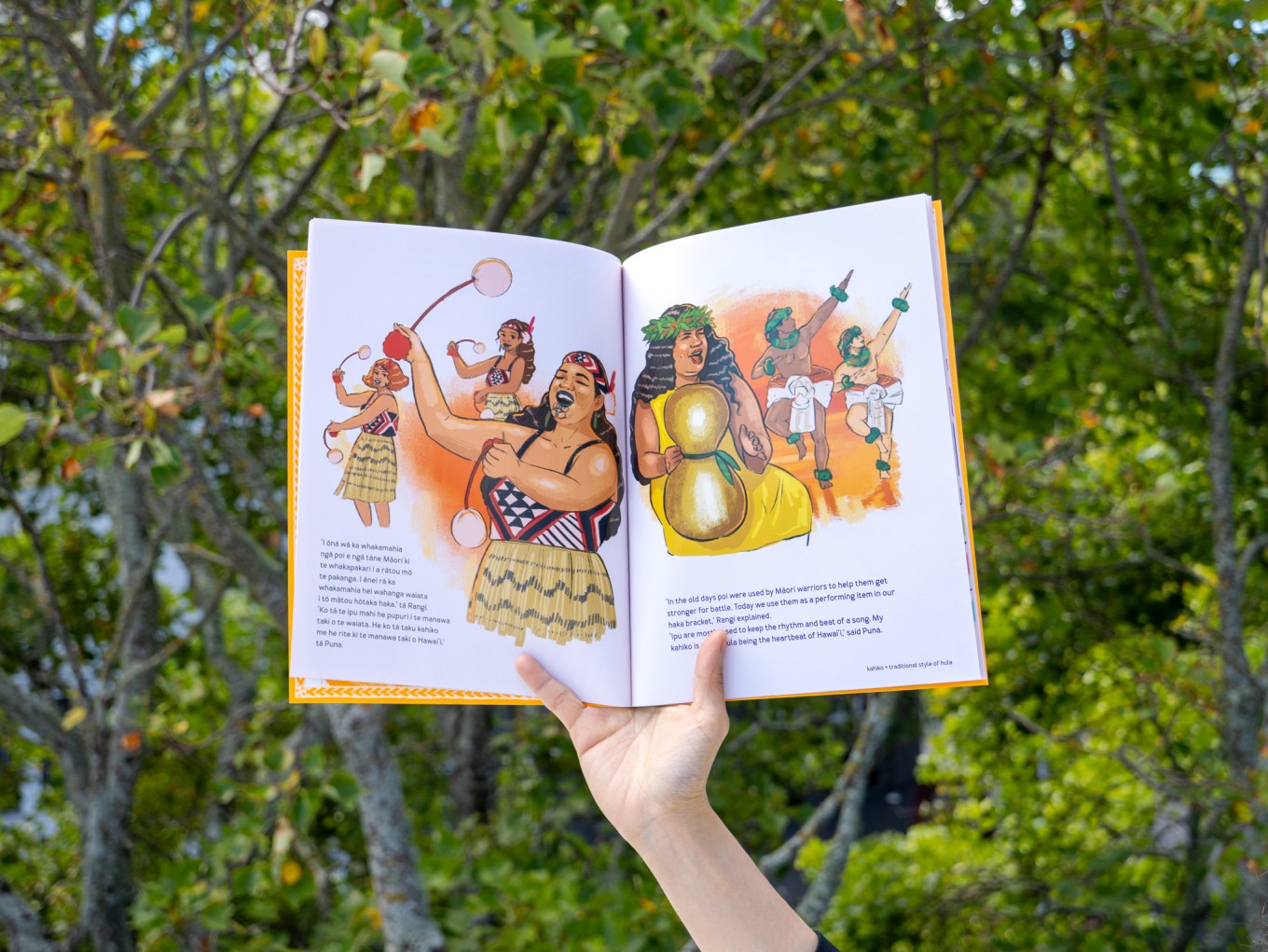 Polynesian themed book. 