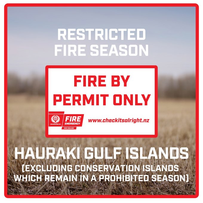 Restricted fire season