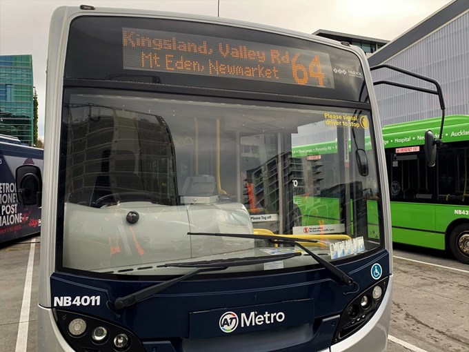 New Kingsland-Mt Eden-Newmarket bus route launches on Sunday
