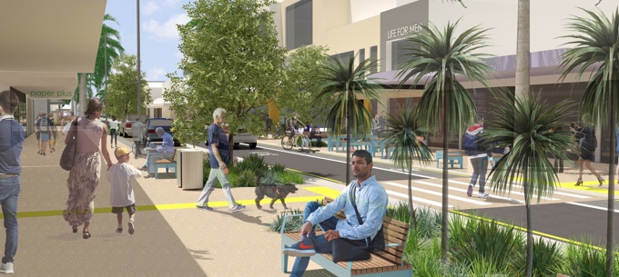 Hurstmere Road's new layout design