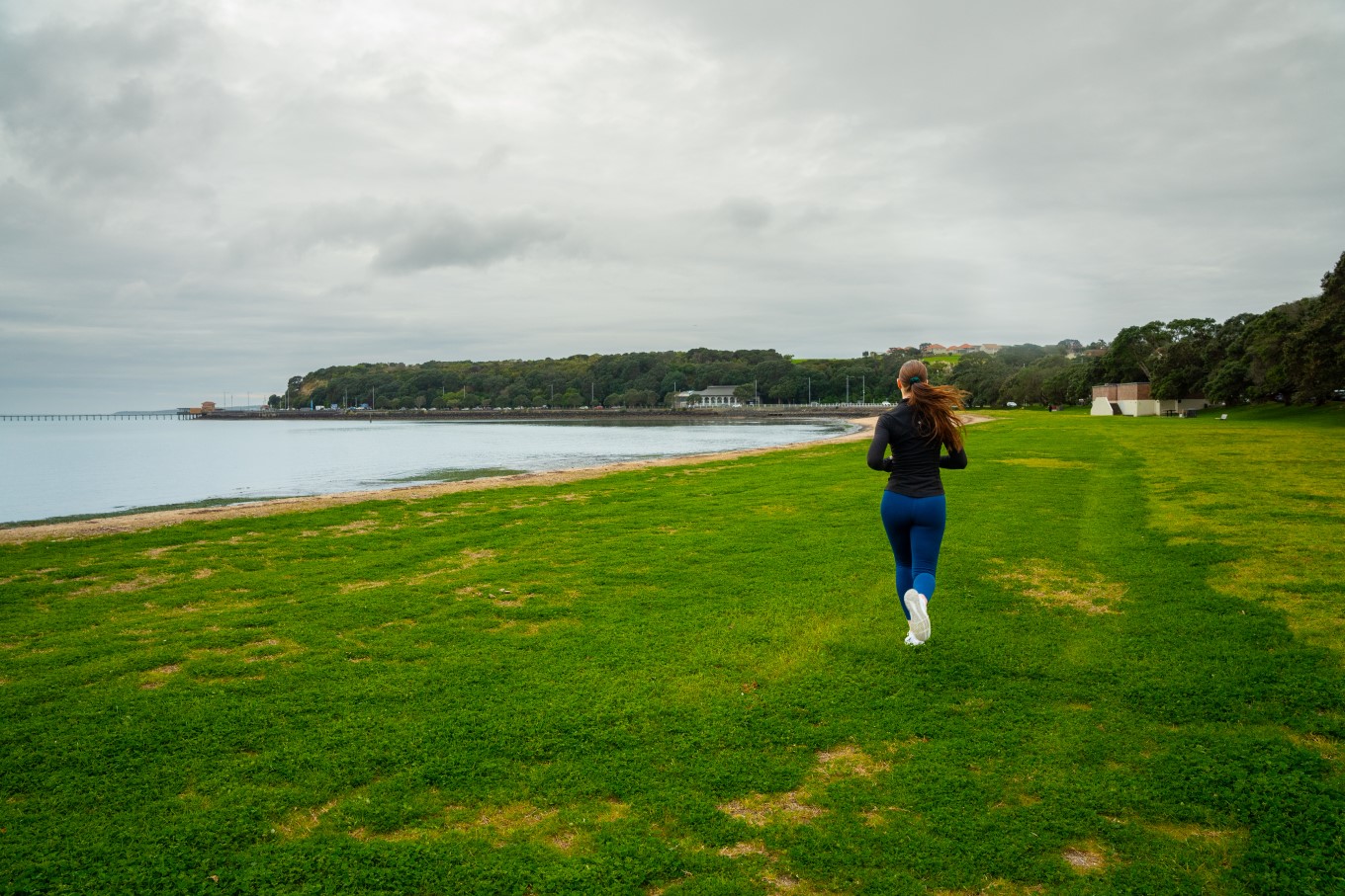 Okahu Bay Reserve is a great running spot.