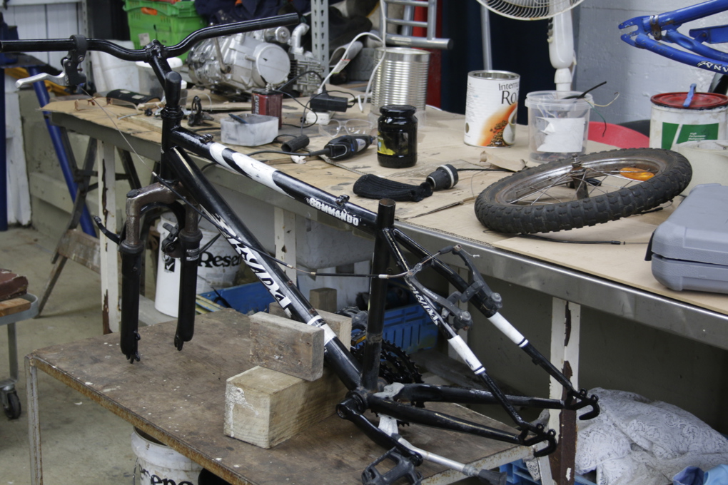 Bike repair workshop