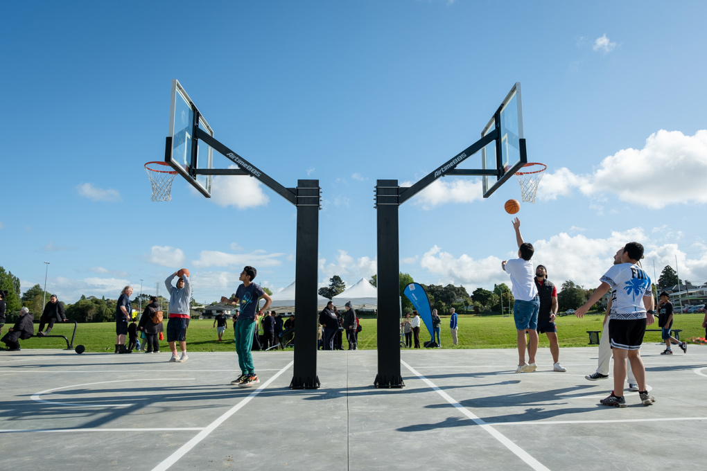 Whau new basketball courts