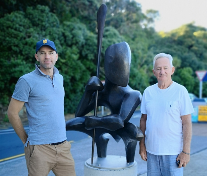 Generous public support for sculpture at matiatia