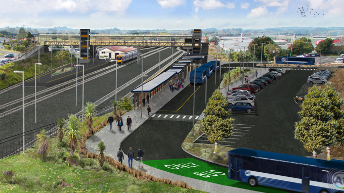Work starts on Pukekohe Station (1)