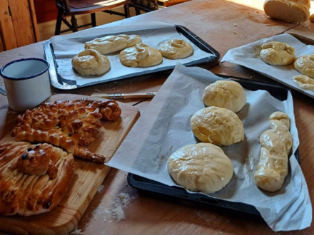 Childrens Bread Making