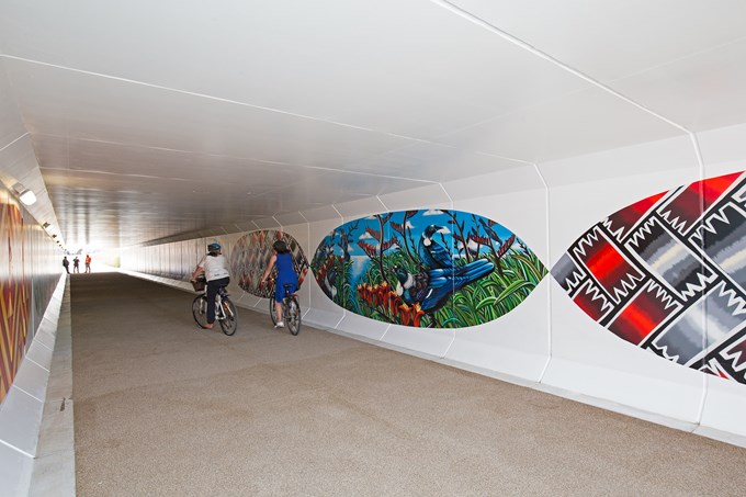 Cycleway murals celebrate natural heritage4