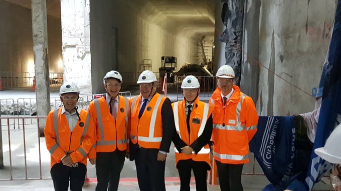 Breakthrough in Auckland City Rail Link tunnel construction 2