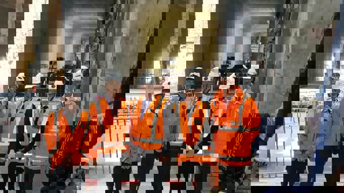 Breakthrough in Auckland City Rail Link tunnel construction 2