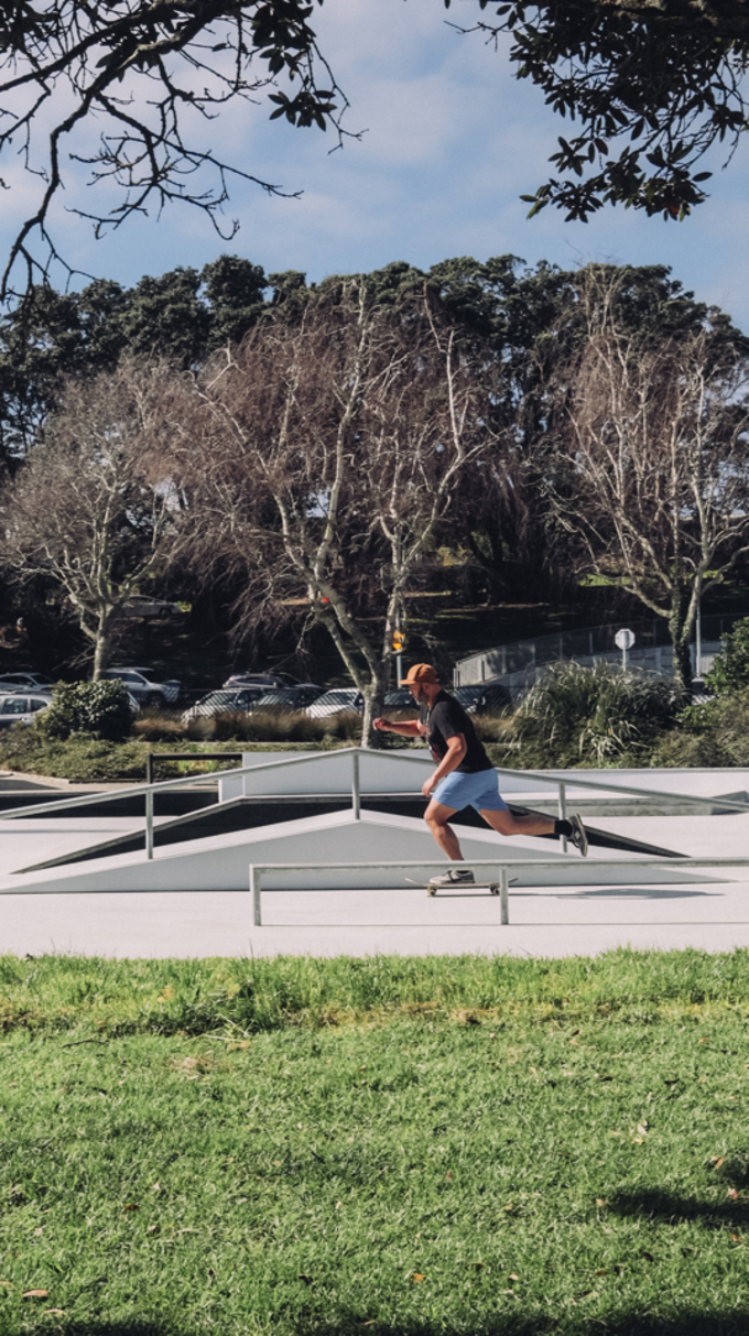 Panmure Skate Park_kick push