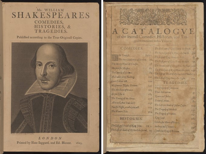Shakespeare First Folio ALHC