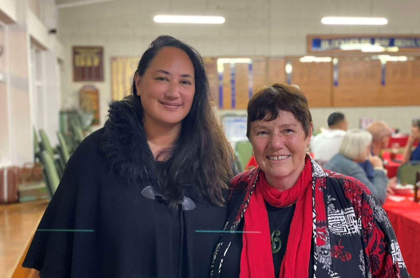 Whau Ward Councillor Kerrin Leoni and Whau Local Board chair Kay Thomas