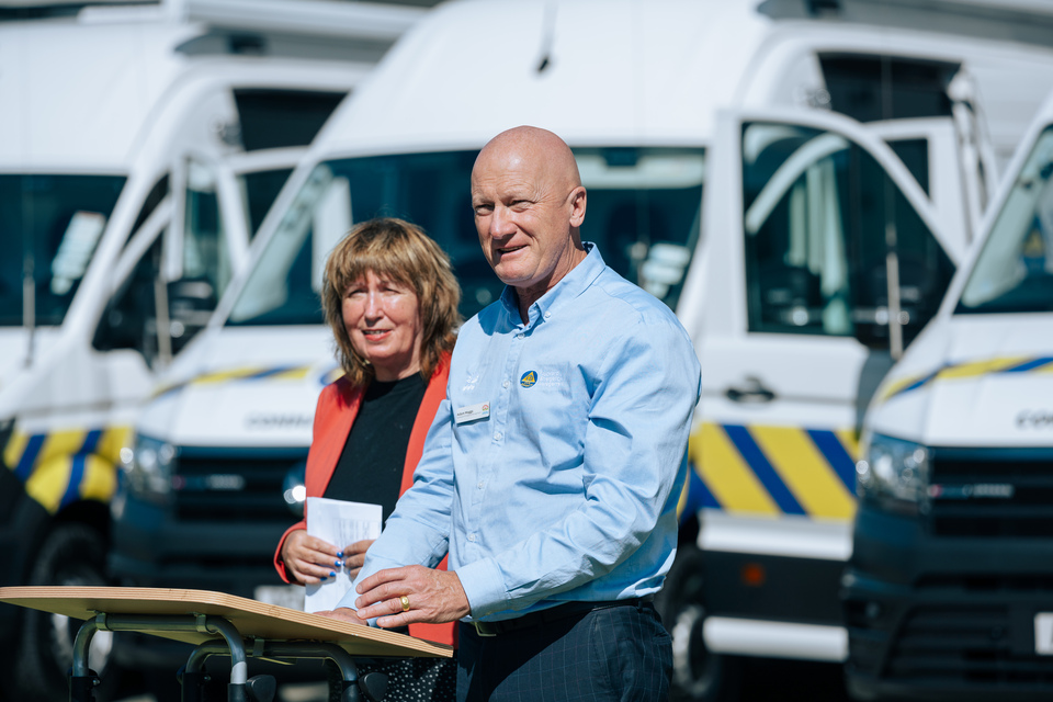 Sharon Stewart and Adam Maggs.