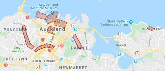 Updated conditions of e-scooter licences_curfew map
