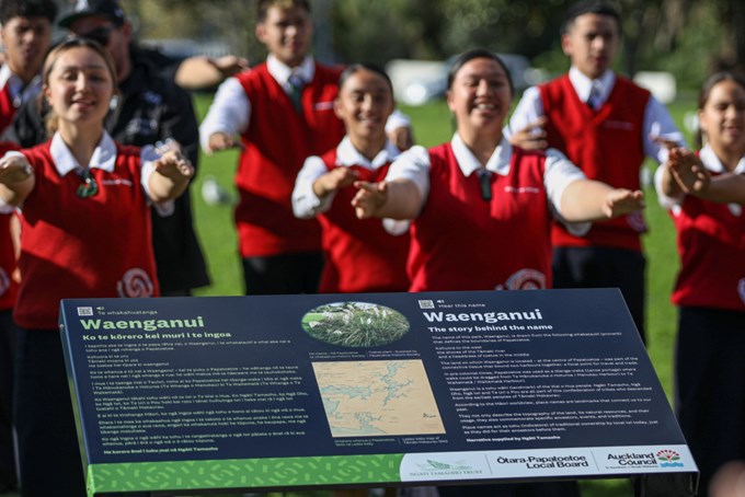 Maori names and stories returned to the whenua (1)