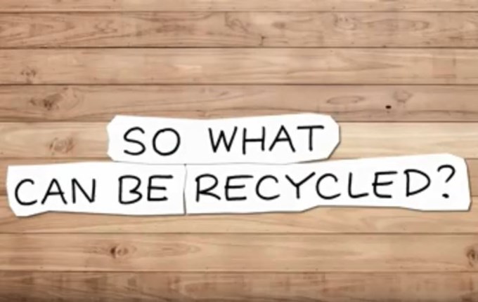 What can and can't be recycled