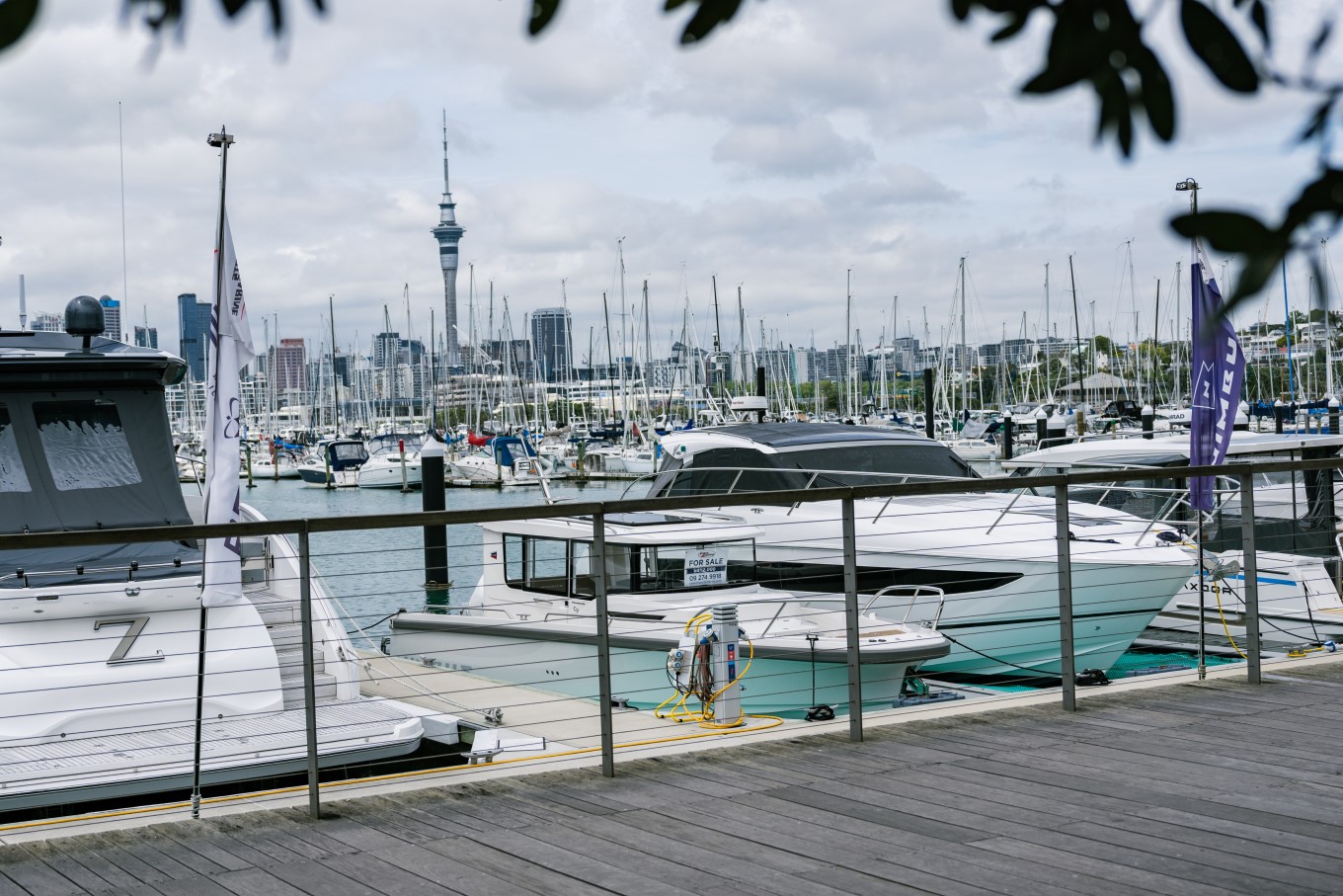 The promenade at Westhaven Marina was a location for My Life is Murder.