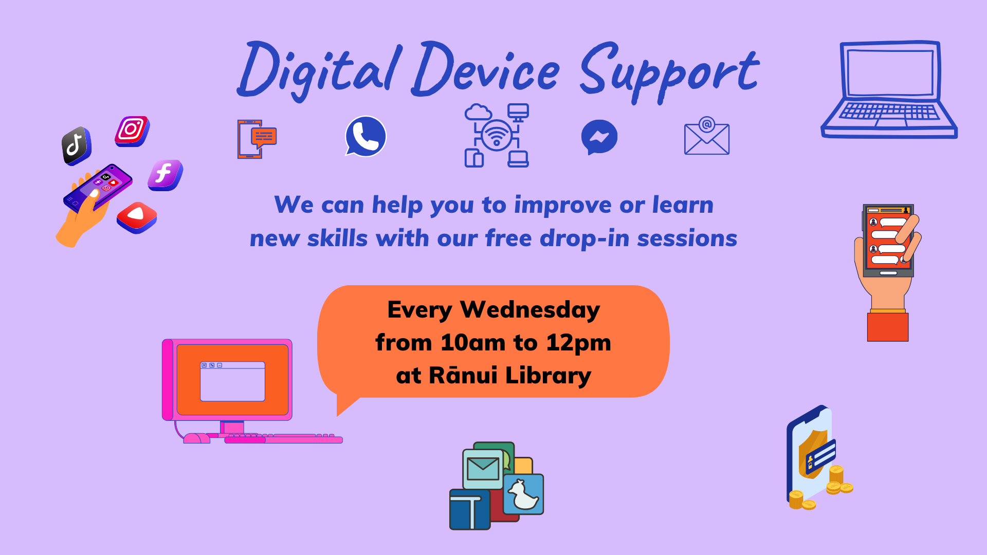 Digital Support Classes - OurAuckland