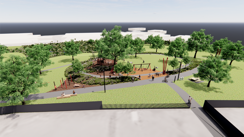 Eastview Reserve Concept render