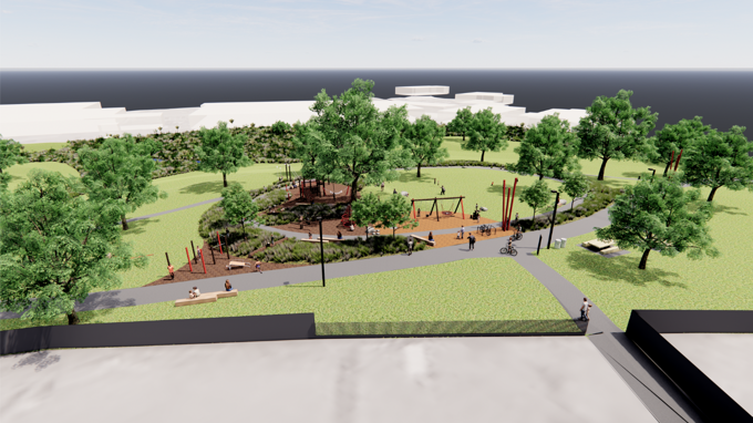 Eastview Reserve Concept render