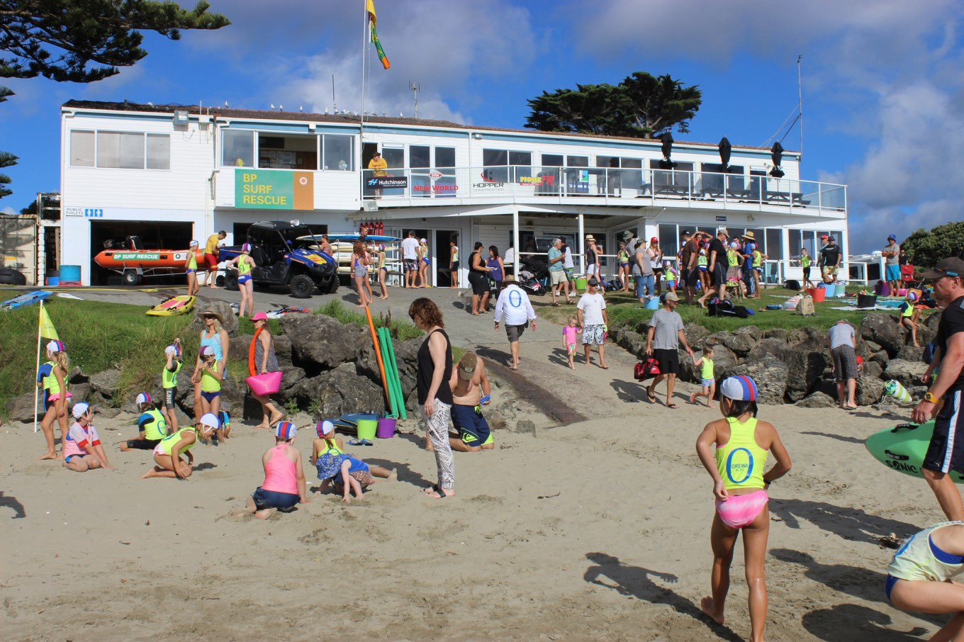 Ōrewa Surf Life Saving club has outgrown its 1960s building and is grateful for the $2 million grant from the Sport and Recreation Facilities Investment Fund to build a new community hub.